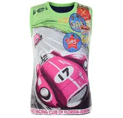 Color Burst Racer Sleeveless T shirt