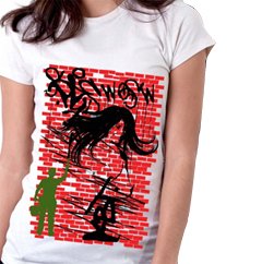 Creative Abstract Women’s Tee Suppliers