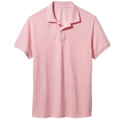 Light Pink Washed Polo T-Shirts Suppliers