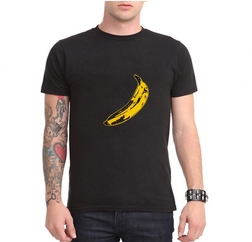 Wholesale Ravishing Black With Color Print T Shirt