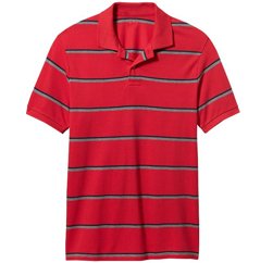 Red In Stripes Polo T-Shirts Suppliers