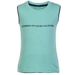 Sea Green Sleeveless T shirt Suppliers