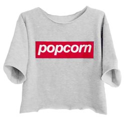 Smashing White Popcorn Print Girls’ Tee Suppliers