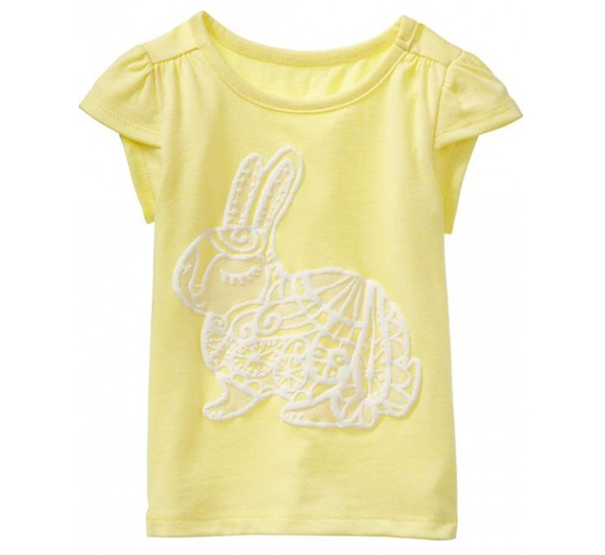 Soft Yellow Bunny Tees Suppliers