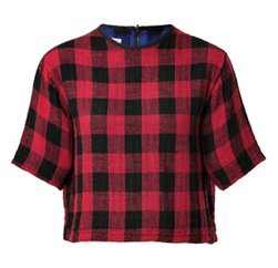 Wholesale Red & Black Checked Top In USA, UK and Australia