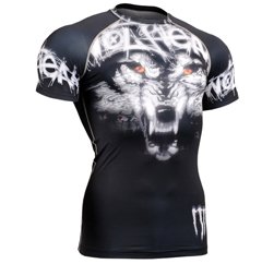 Wolf Printed Compressed T-shirt Suppliers