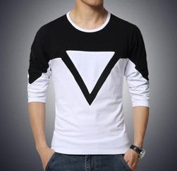 black and white long sleeve t shirt suppliers
