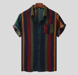multi color vertical striped t shirt manufacturer