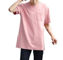 pink pocket t shirt manufacturer