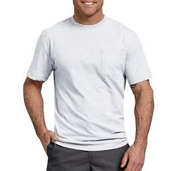 round neck white pocket t shirt manufacturer