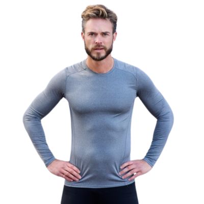 wholesale gray compression shirt