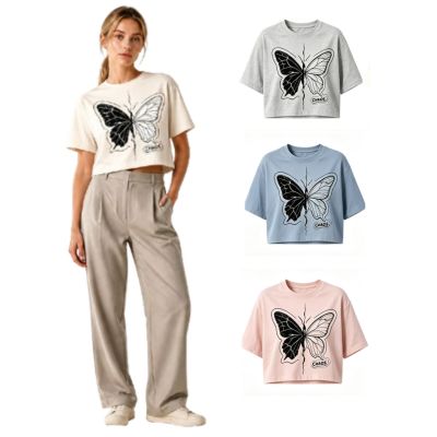wholesale cotton crop womens t-shirt suppliers